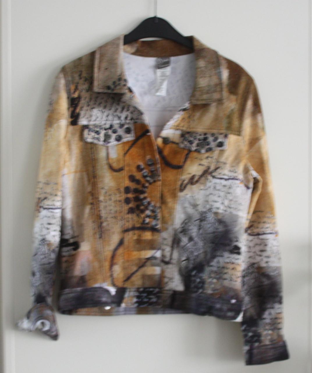 Blazer bruin grijs zwart  maat m