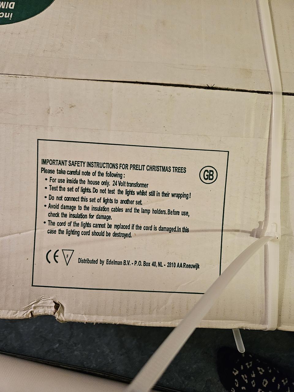 Kerstboom met led verlichting