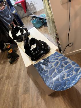 Snowboard burton met bindingen