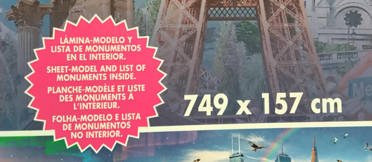 Educa legpuzzel: Around the world 42000 stukjes