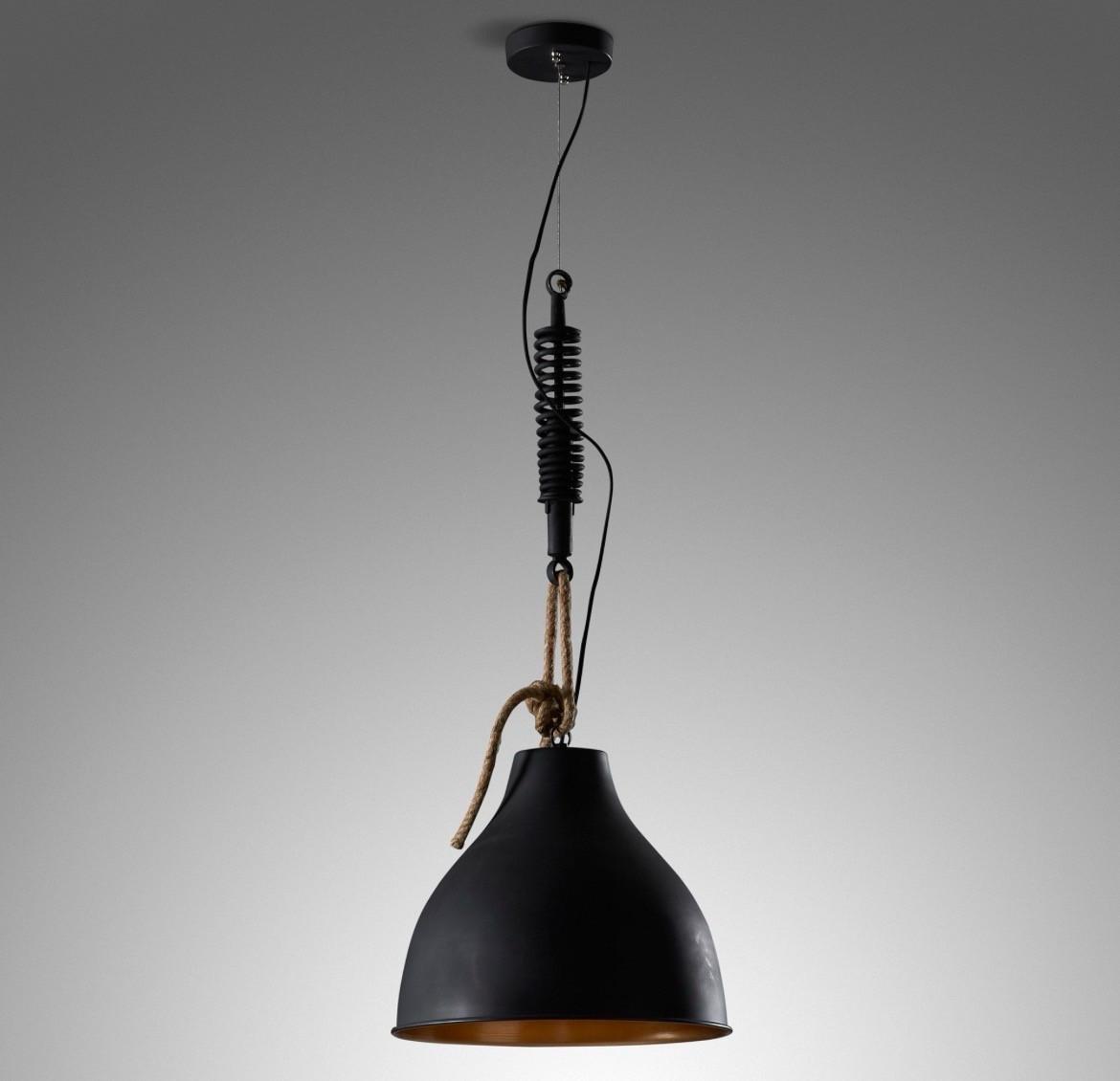Industriële hanglamp zwart - 2 stuks