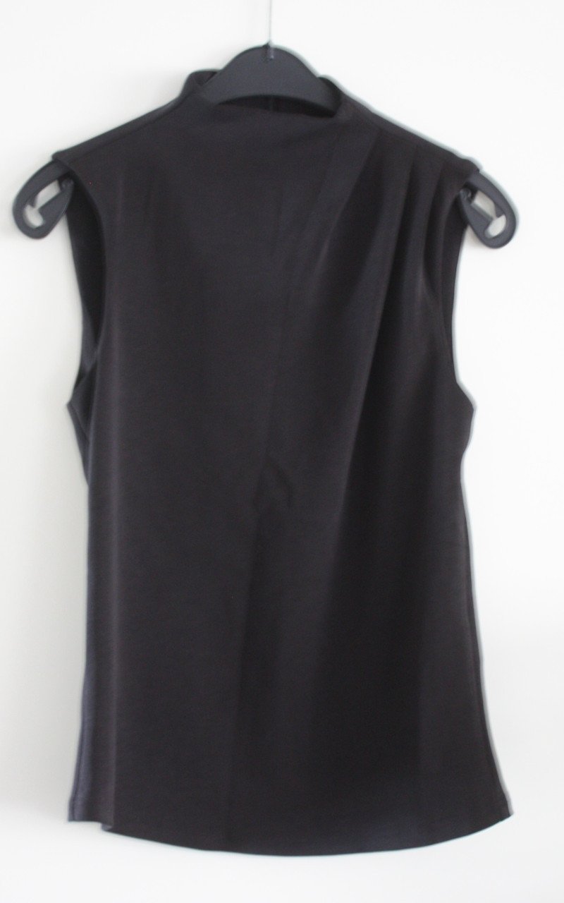 Zwarte mouwloze top maat s/p
