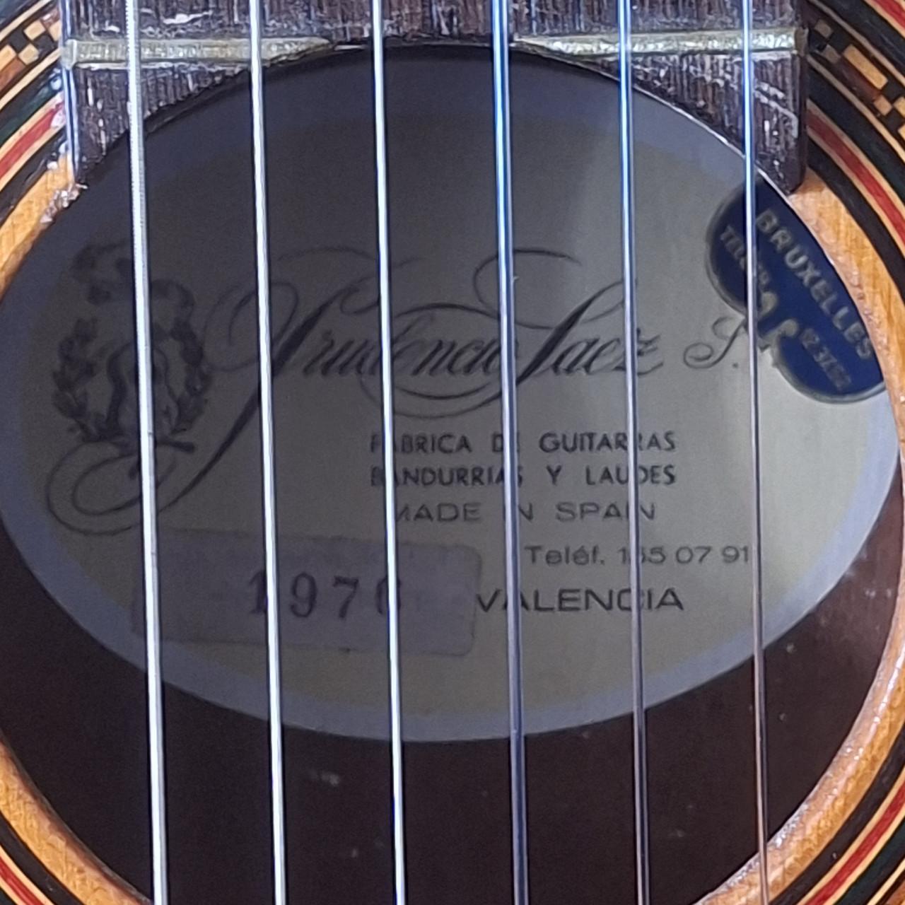 Prudencio Saez spaanse gitaar