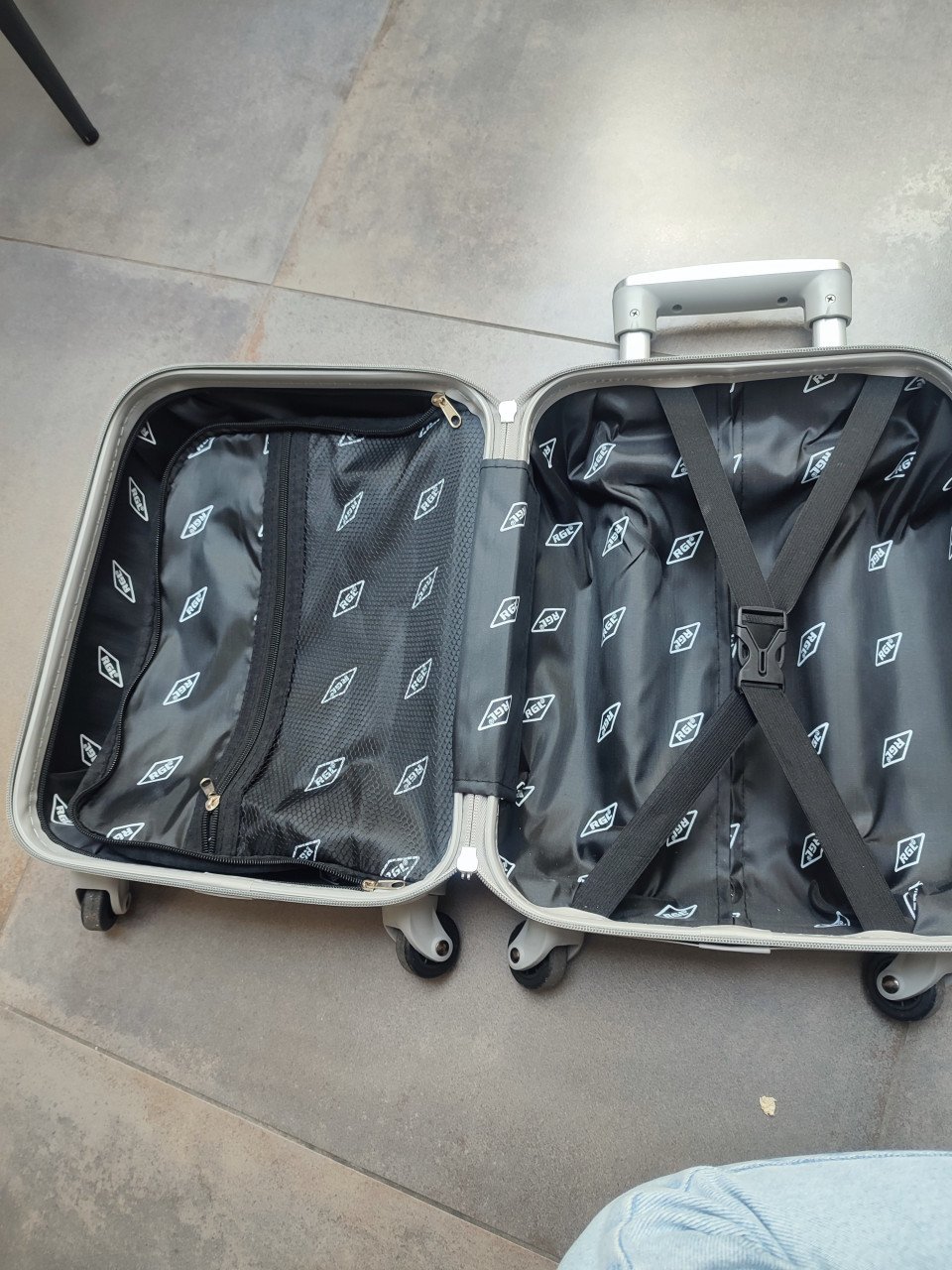 Kleine bagage op wielen 40x30x20