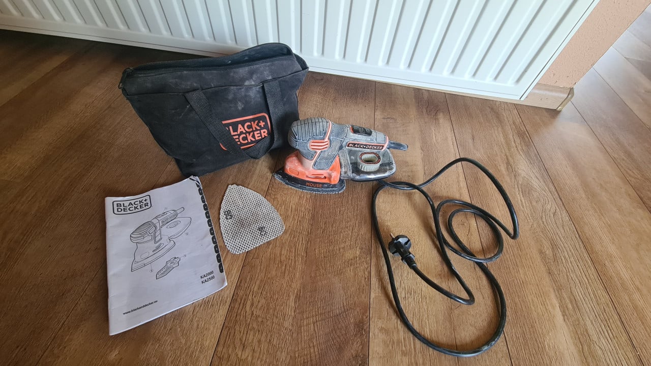 Black en decker muis schuurmachine
