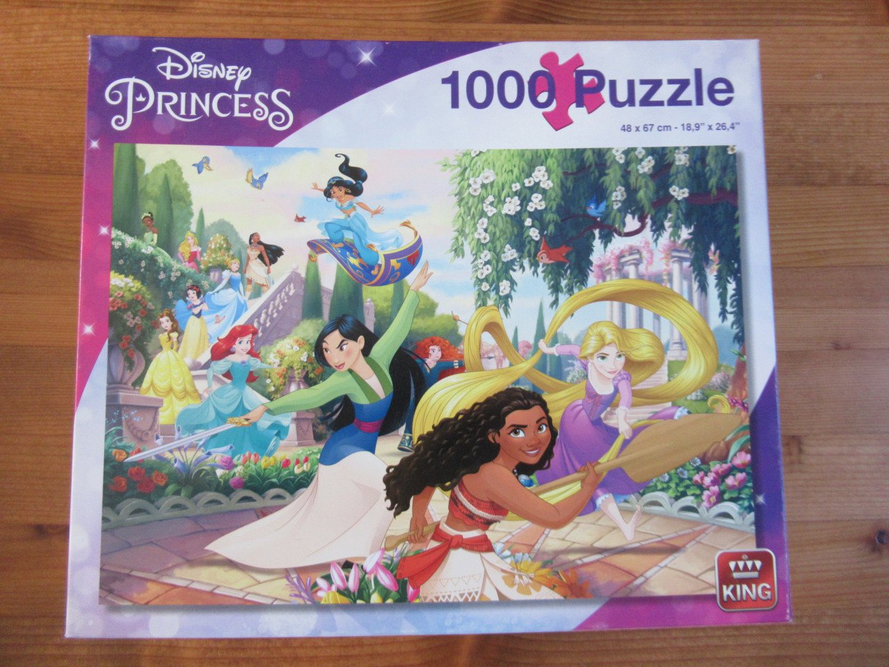 Leuke Disney puzzel van 1000 stukjes, mist 1 stukje