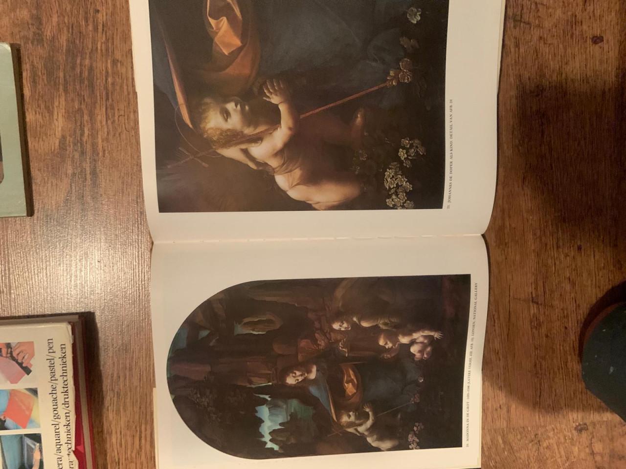 Te koop; boeken leren schilderen schildercursus aquarel leonardo davinci