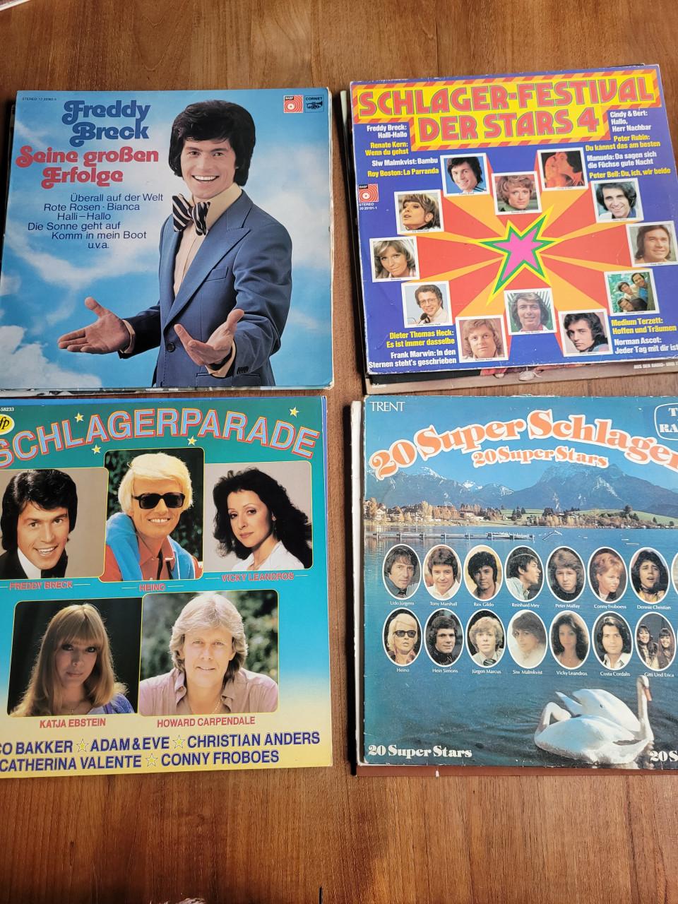 LP'S Duitstalig, Schlager. 12 stuks.