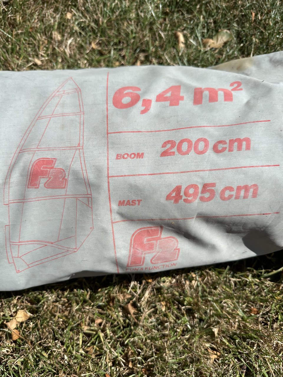 F2 Surfzeil 6,4m2 Gratis