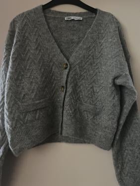 Grijs vestje Zara