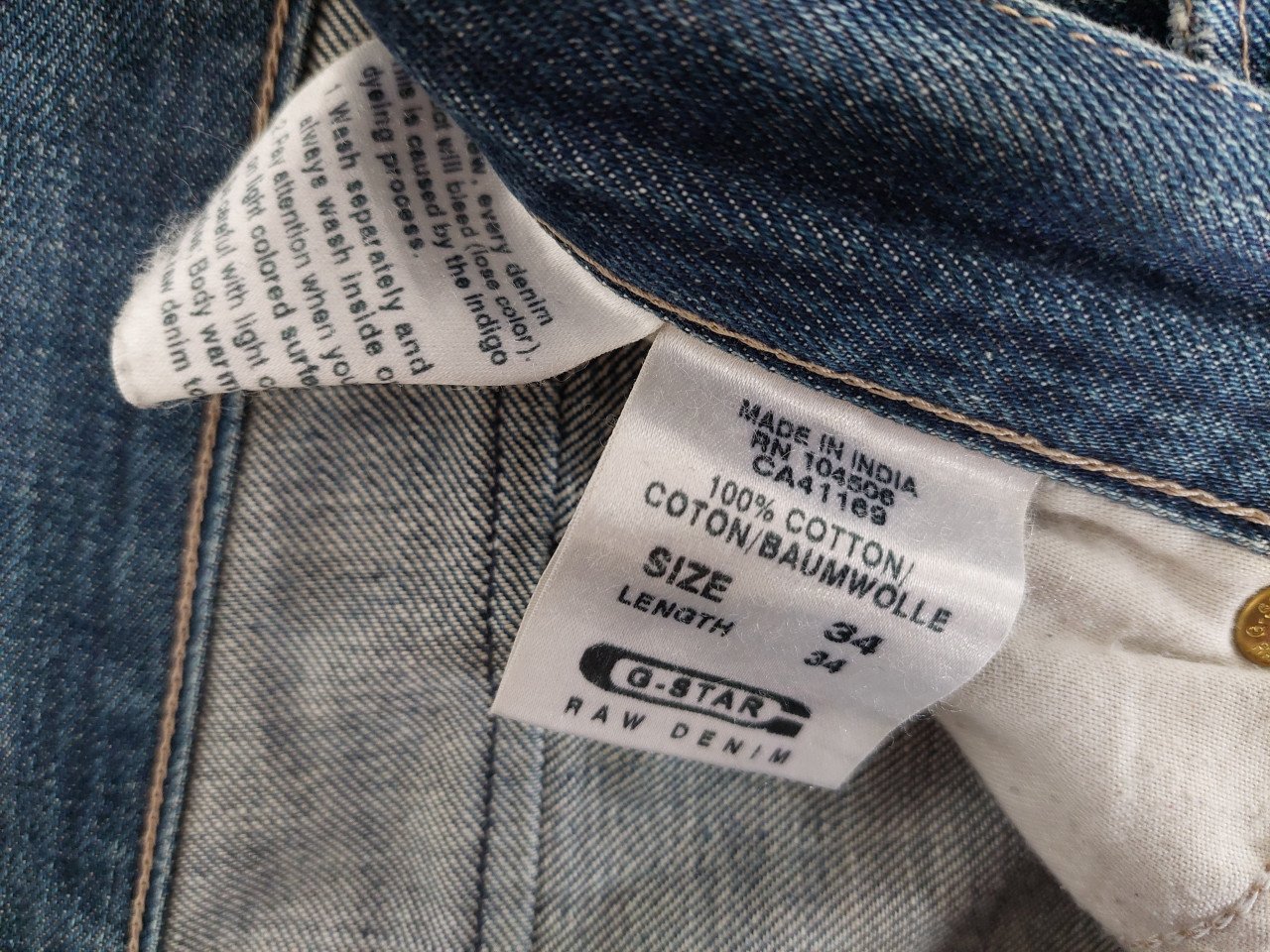 G- star herenjeans mt 34/34