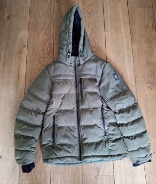 Garcia groene winterjas met capuchon maat 164-170