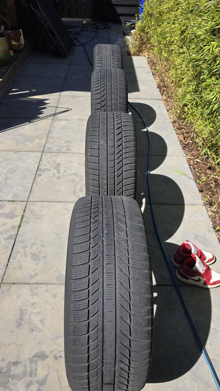 18 inch velgen 5x120 met continental winterbanden
