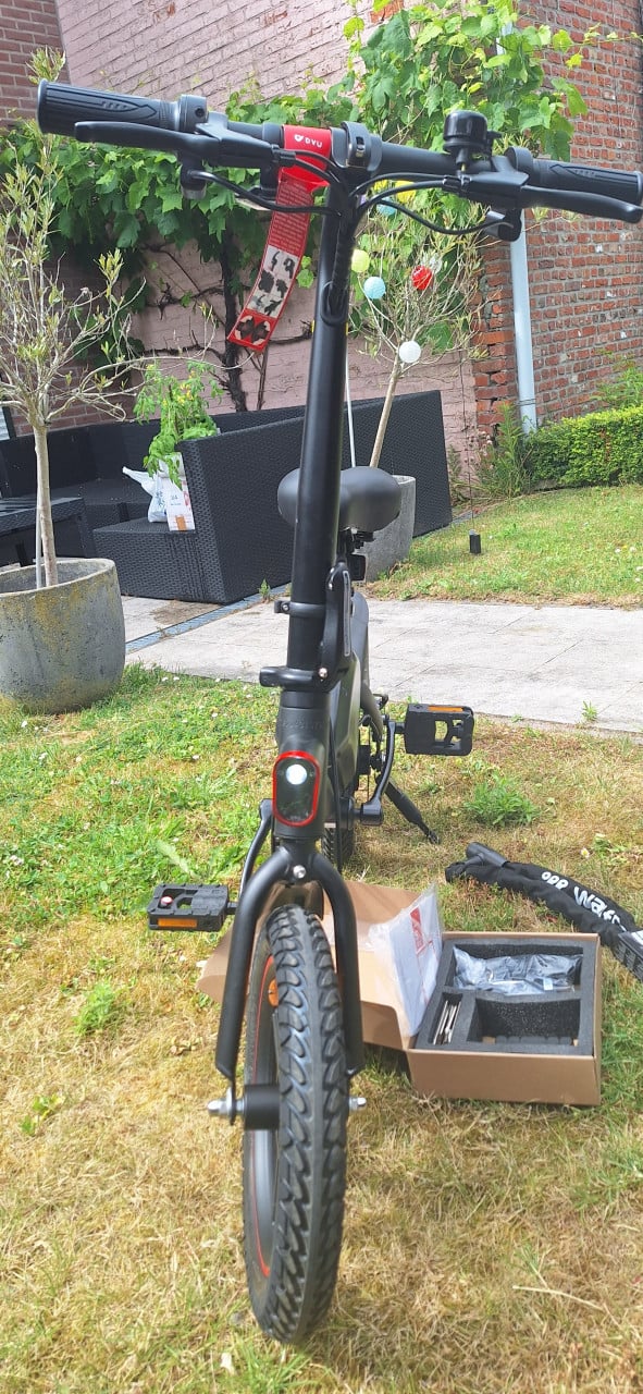 DYU D3F  elektrische vouwfiets