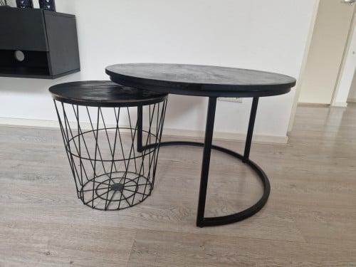 Set van 2 ronde tafels