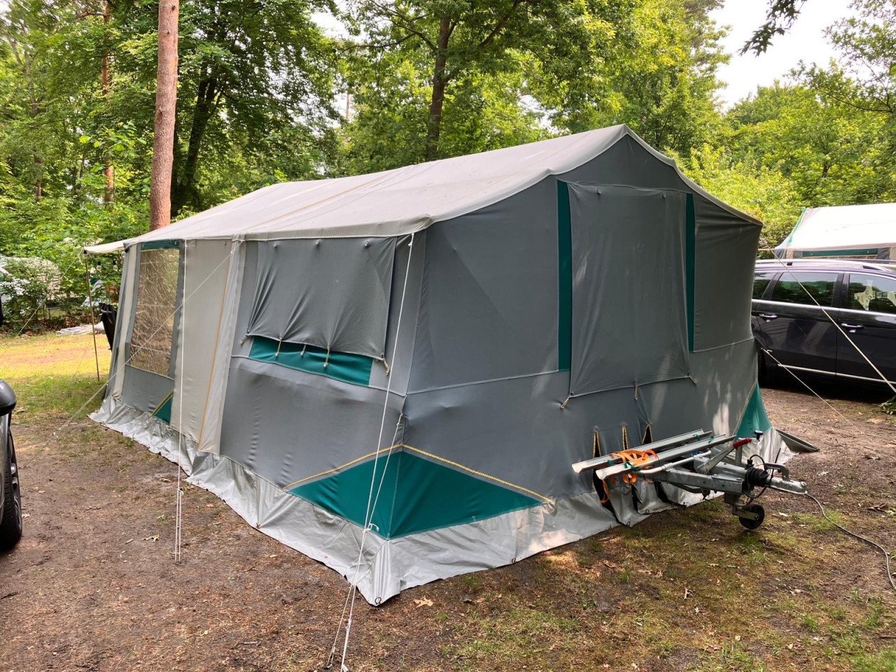 Vouwwagen met 4 slaapplaatsen