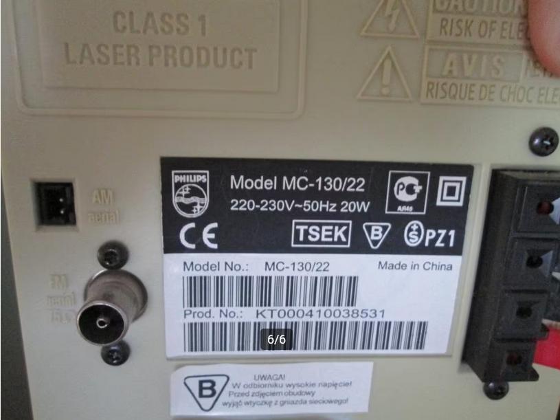 Phillips stereo torentje met speakers