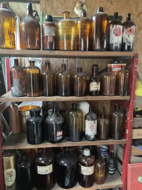 Apothekersflessen opruiming 25 stuks !