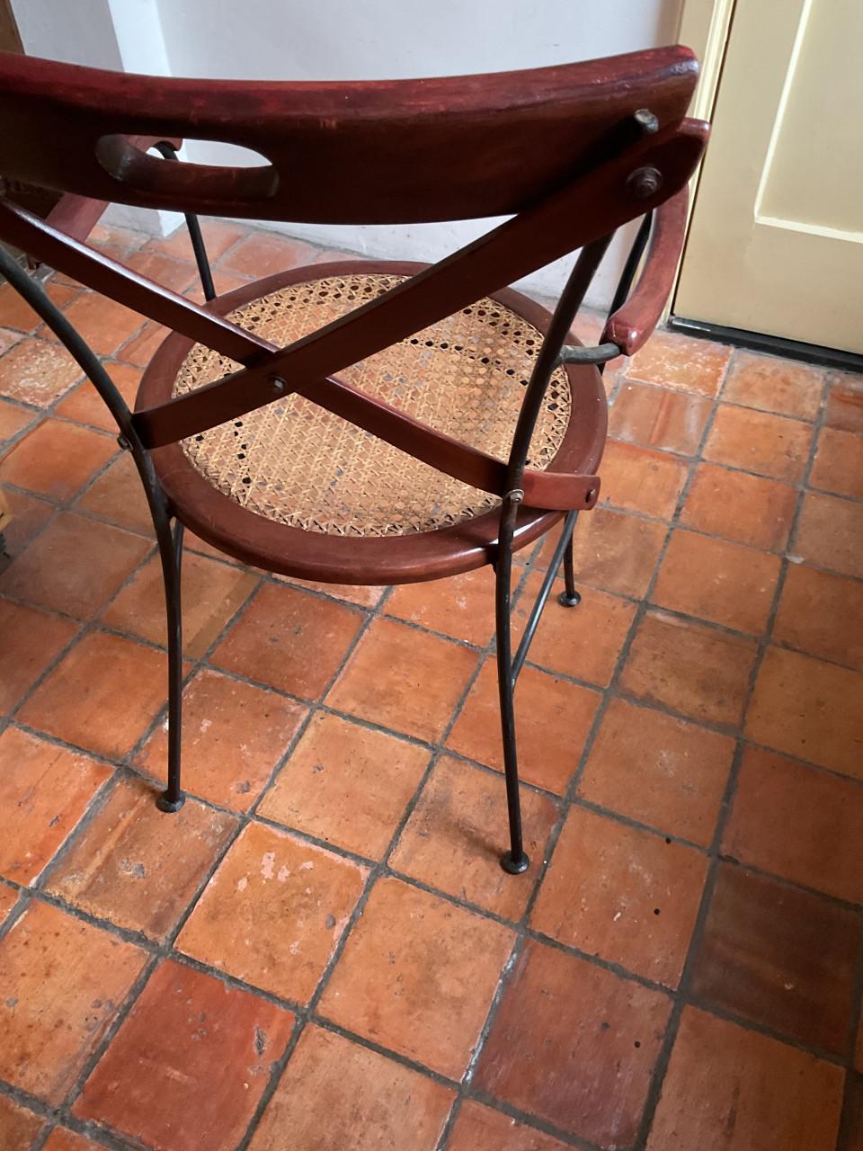 Crossback stoelen 4 st.