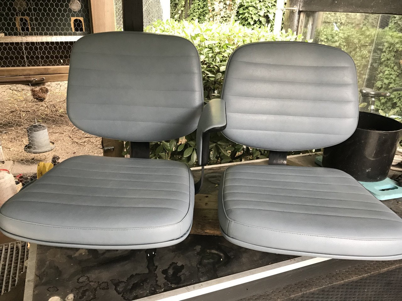Set stoeltjes voor boot