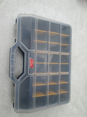 2 stuks verdeeldoosjes vakken doosjes