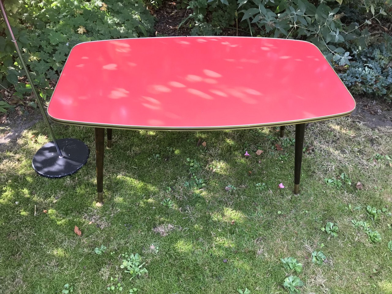 Vintage retro 50er jaren salon tafel
