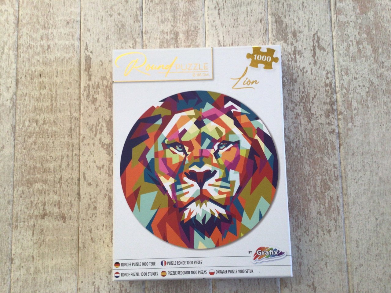 Mooie kleurrijke ronde puzzels