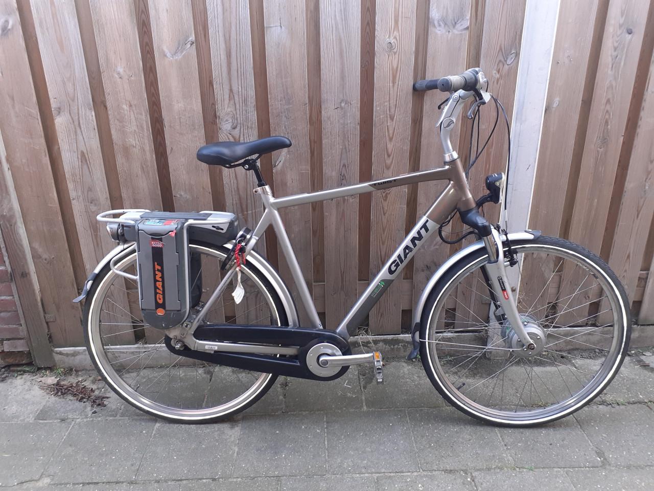2 x  Elektrische -fietsen GIANT -Twist -Setje Dames & Heren