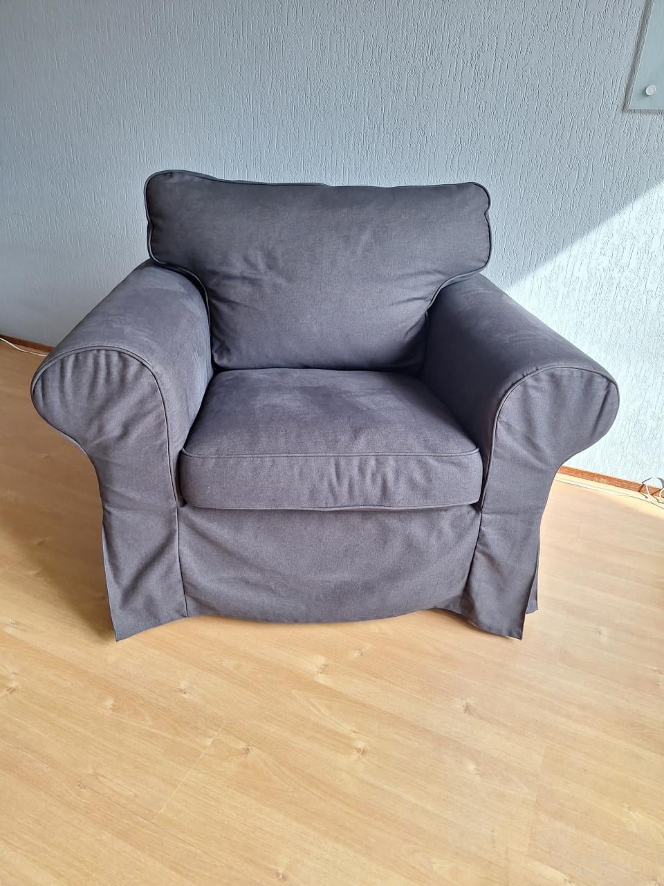 Ikea Ektorp fauteuil donkergrijs