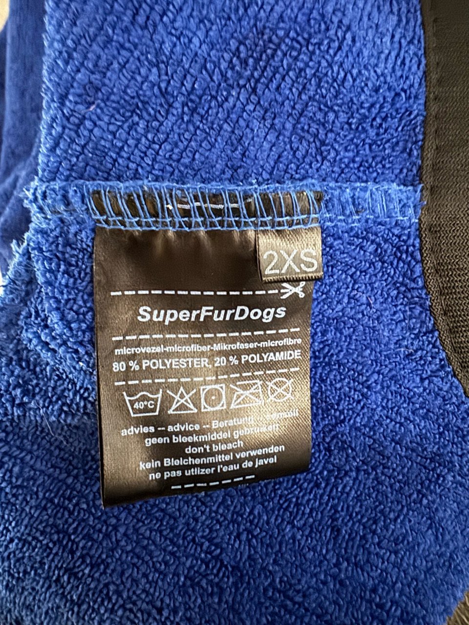 Luxe honden badjas