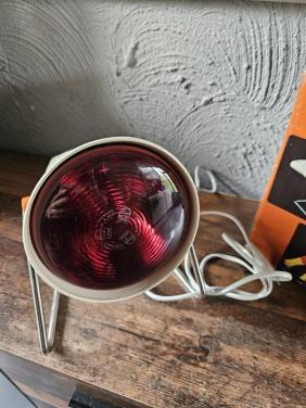Vintage Philips Infraphil Infraroodlamp met doos