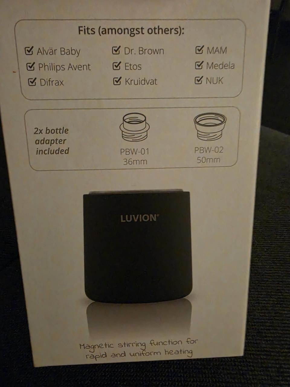 Luvion ultra pro flessen warmer NIEUW