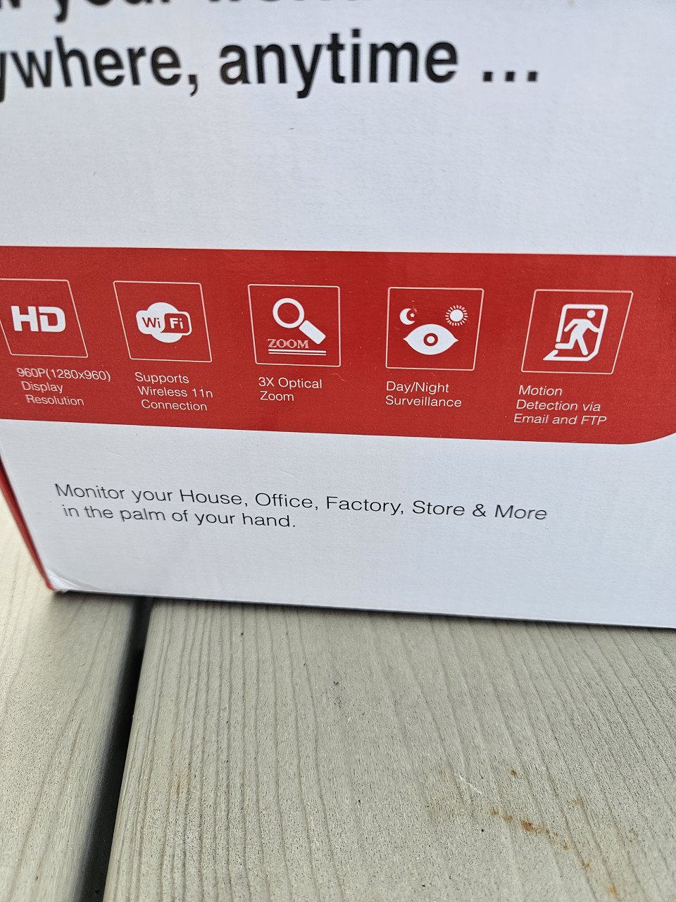 Nog nieuwe Foscam FI9828P HD PTZ Wireless Dome IP-camera...