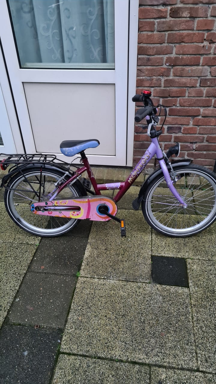 Meisjes fiets Montego-20inch-7 tot 9 jaar-trap rem achter