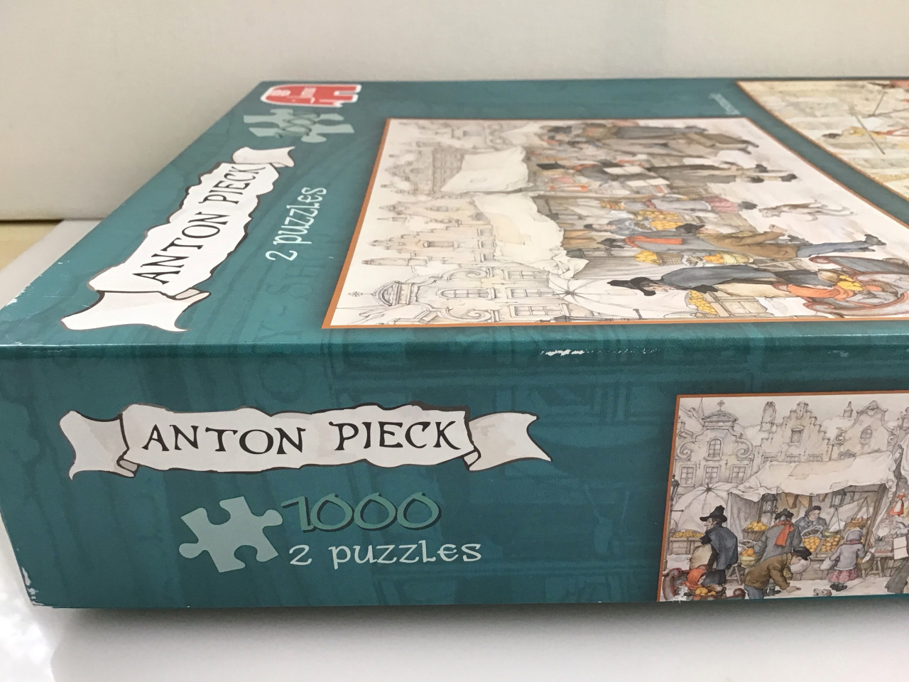Puzzel JUMBO met 2 Anton Pieck tekeningen