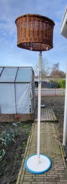 Korfbalpaal met mand