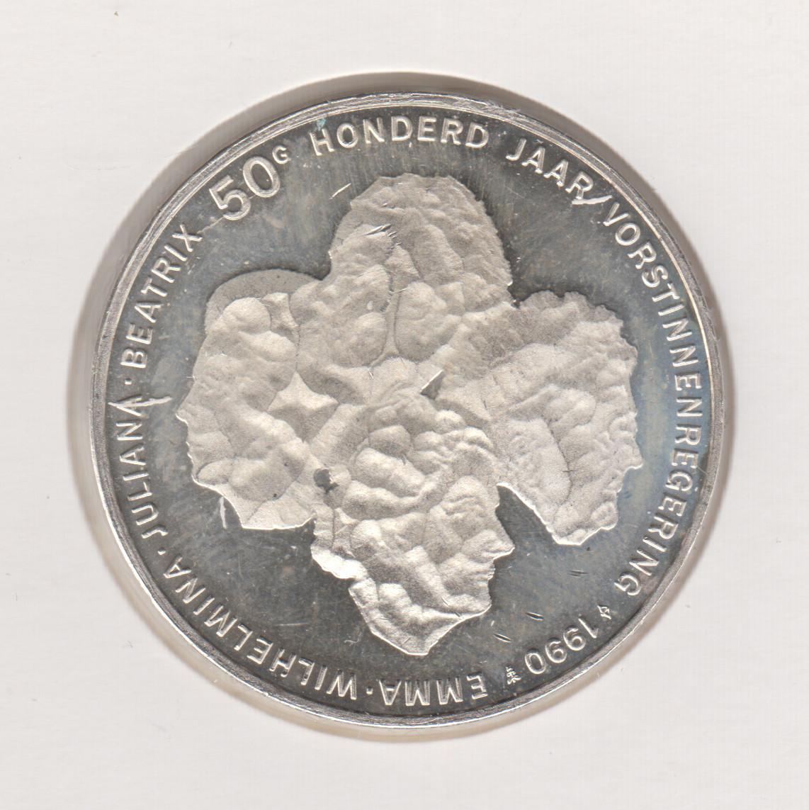 Beatrix 50 Gulden 1990 Unc