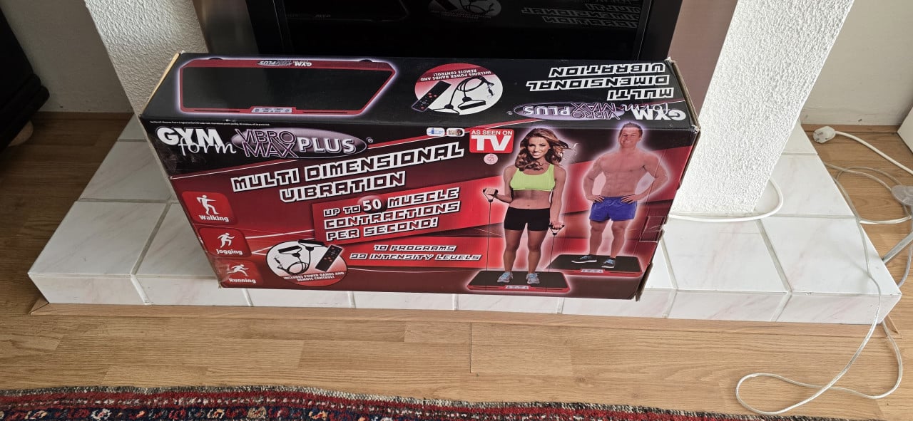 VIBRO MAX PLUS FITNESS SPLINTERNIEUW IN ONGEOPENDE DOOS ZIE FOTO'S