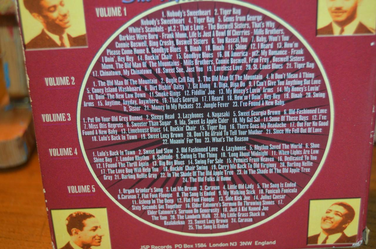 5 CD box set The Mills Brothers 1930 recordings remastered