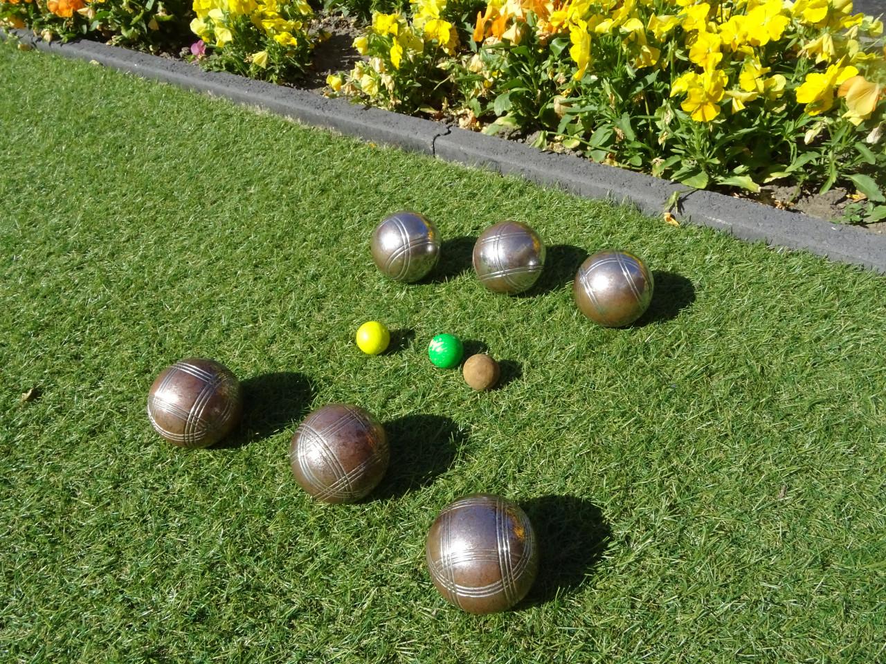 Jeu de boules Etui met 6 ballen 710  gr.