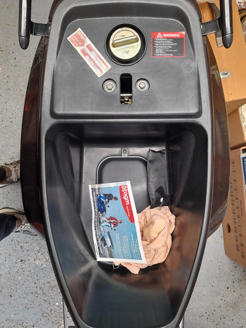 Scooter rijklaar met maar 98.6 km