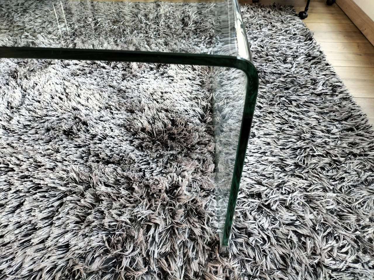 Te koop glazen salontafel