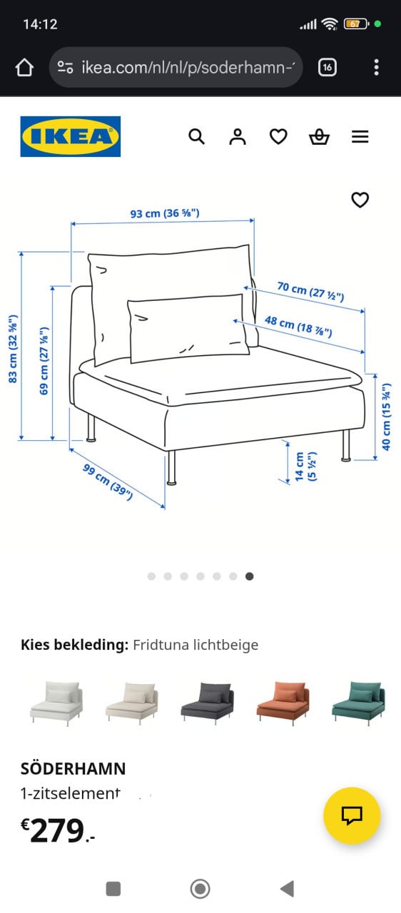 Soderhamn 1 zit element