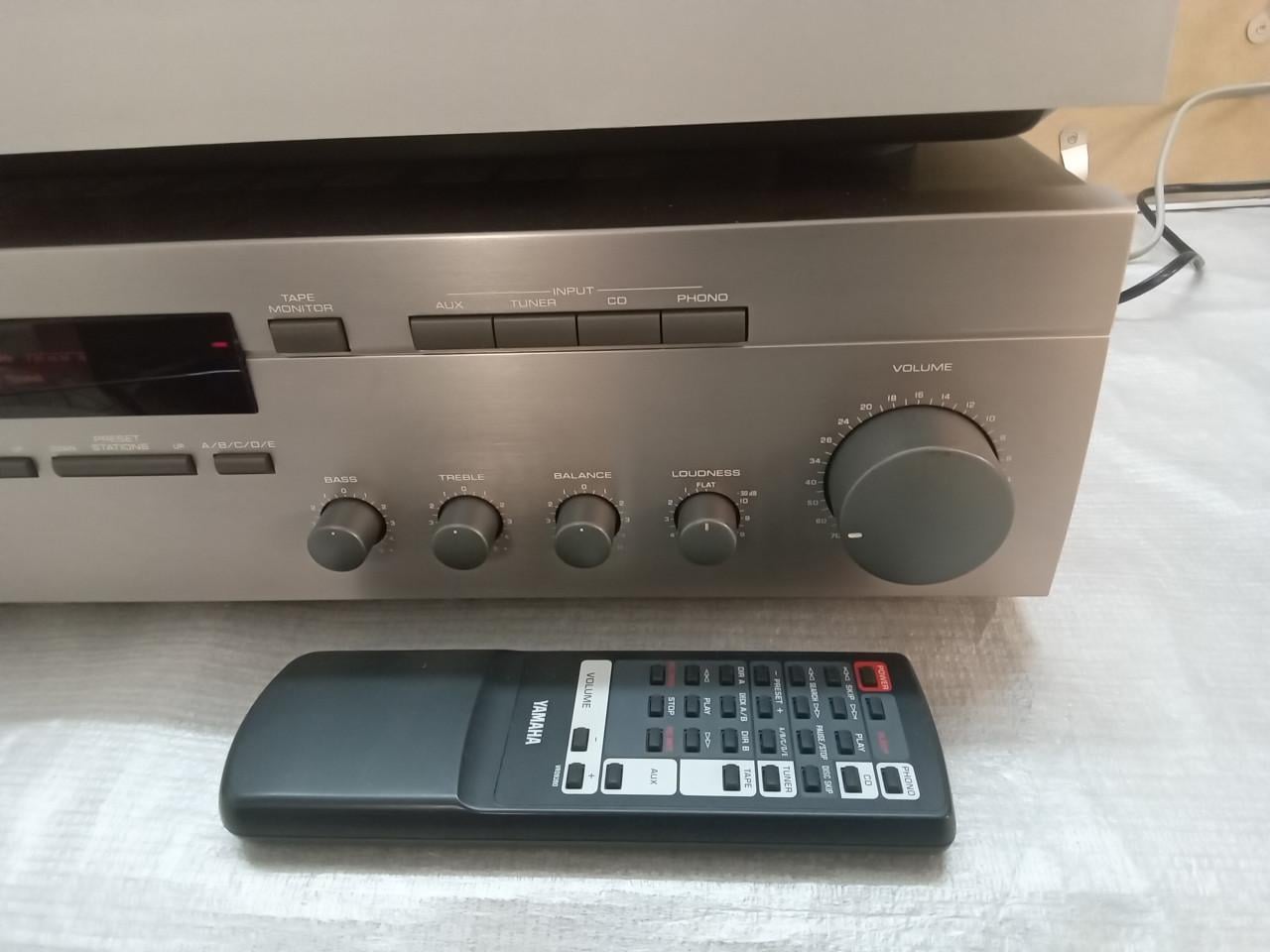 Yamaha Platenspeler & Receiver