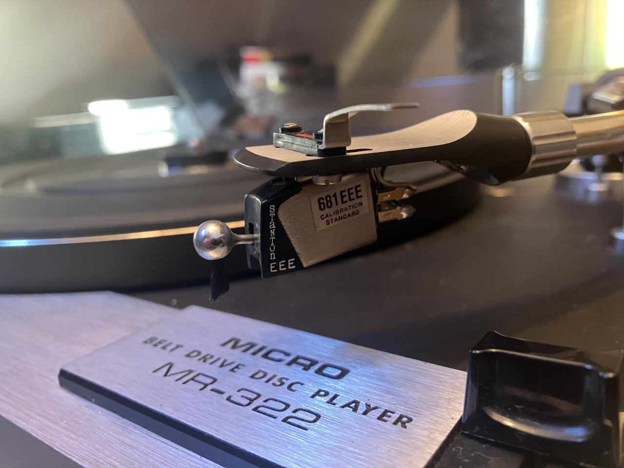 Micro Seiki MR-322 platenspeler draaitafel service garantie