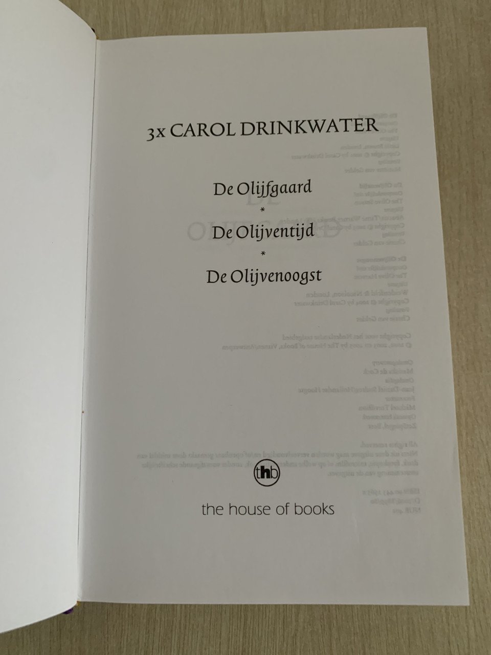 3x Carol Drinkwater