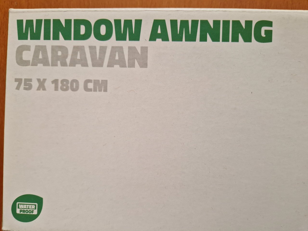 Zonwering buiten zijde caravan, 2 stuks
