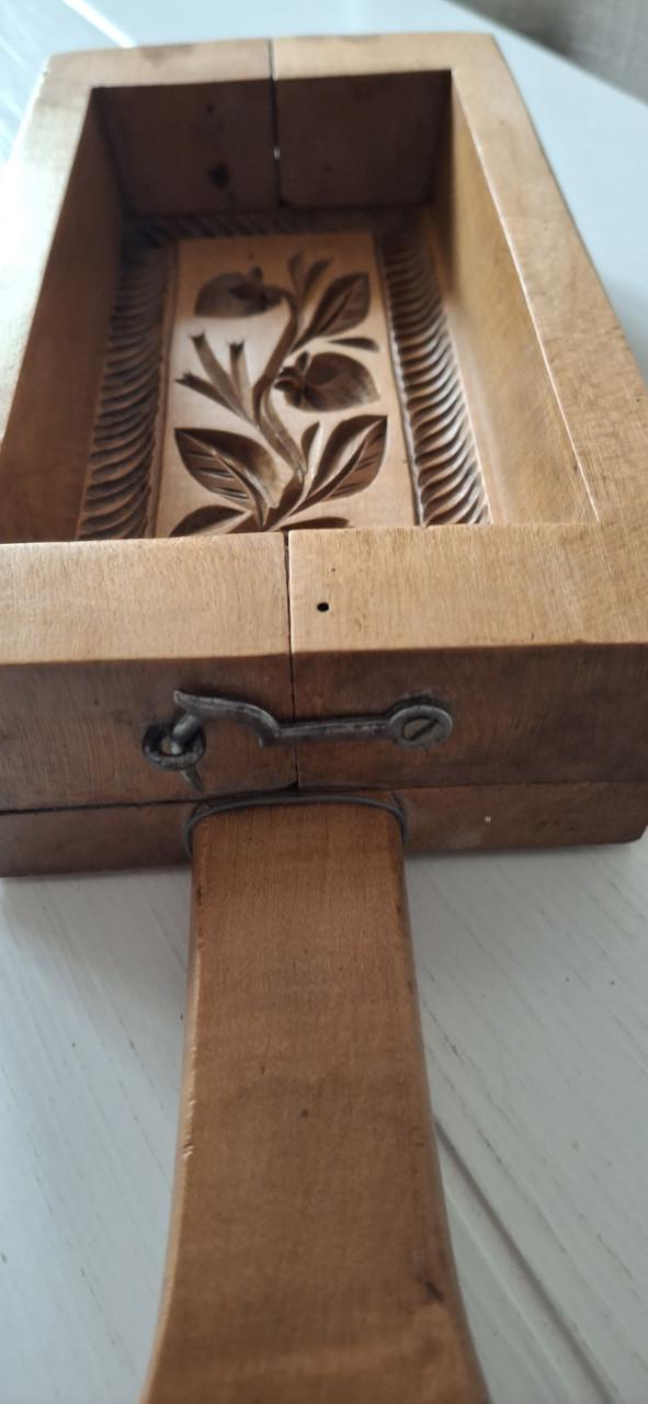 Antiek Houten botervorm