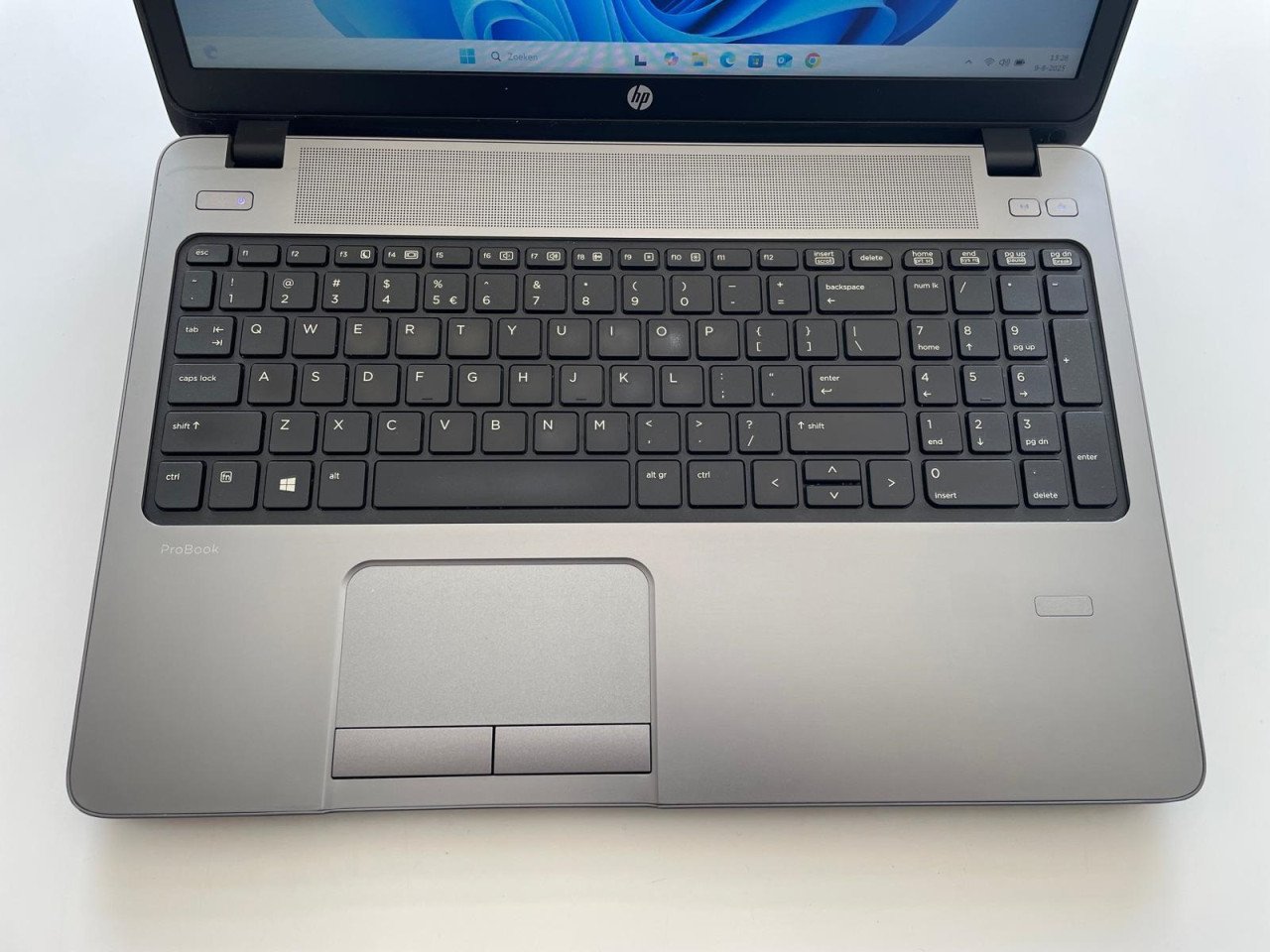 HP Probook 15.6 inch Windows 11 SSD 16GB RAM Office Sleeve Muis