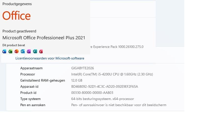 Te koop: GIGABYTE GB-BXi5-4200 mini pc